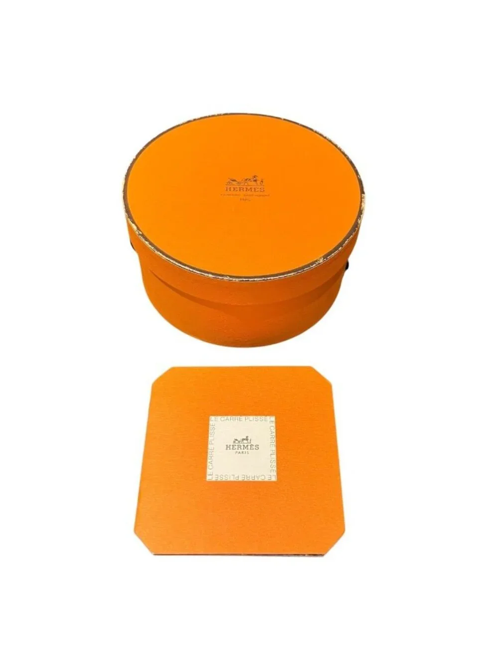 Hermes Pleated Carre 90 les Printemps de Thera Scarf Silk